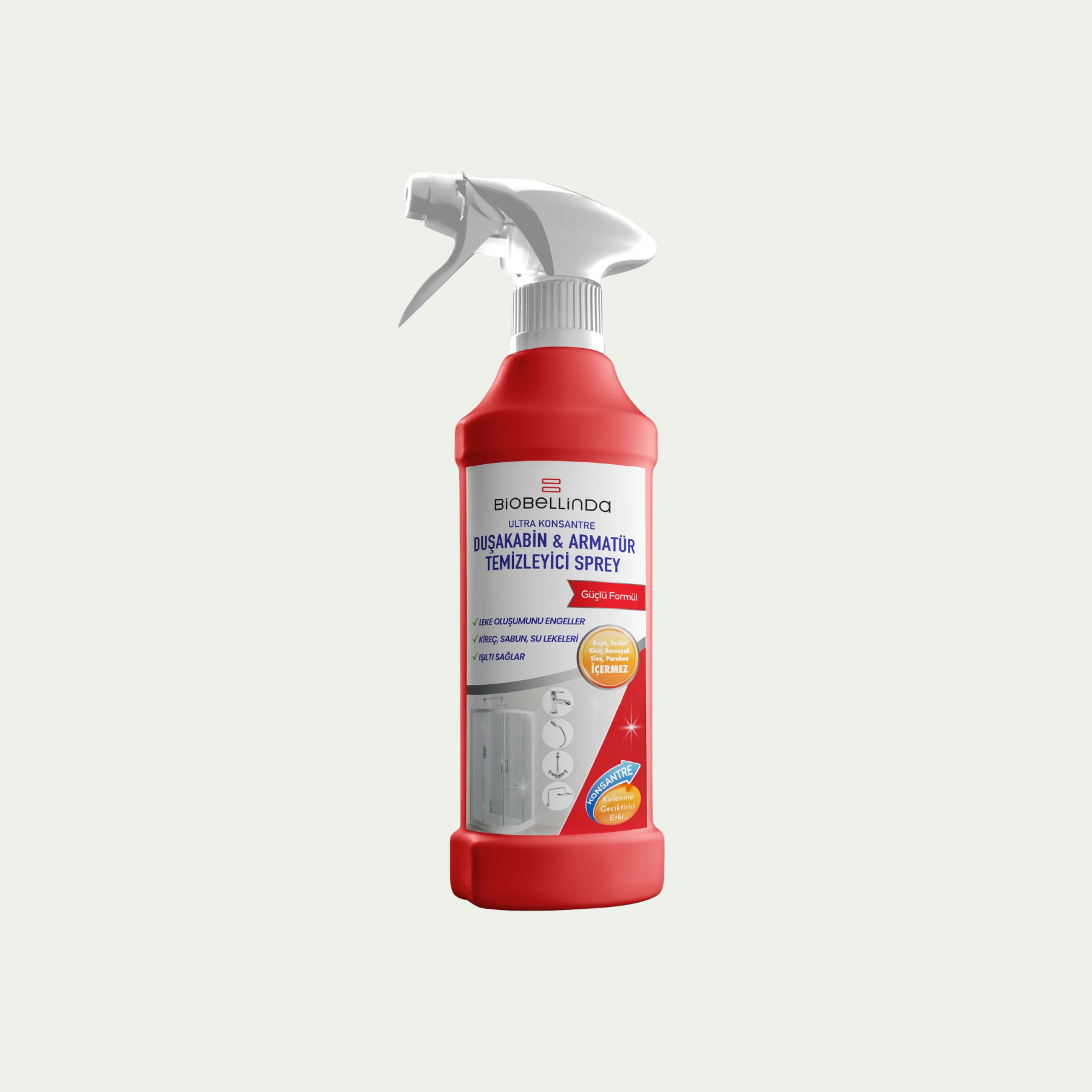 Spray nettoyant pour cabines de douche et robinetteries – BL281