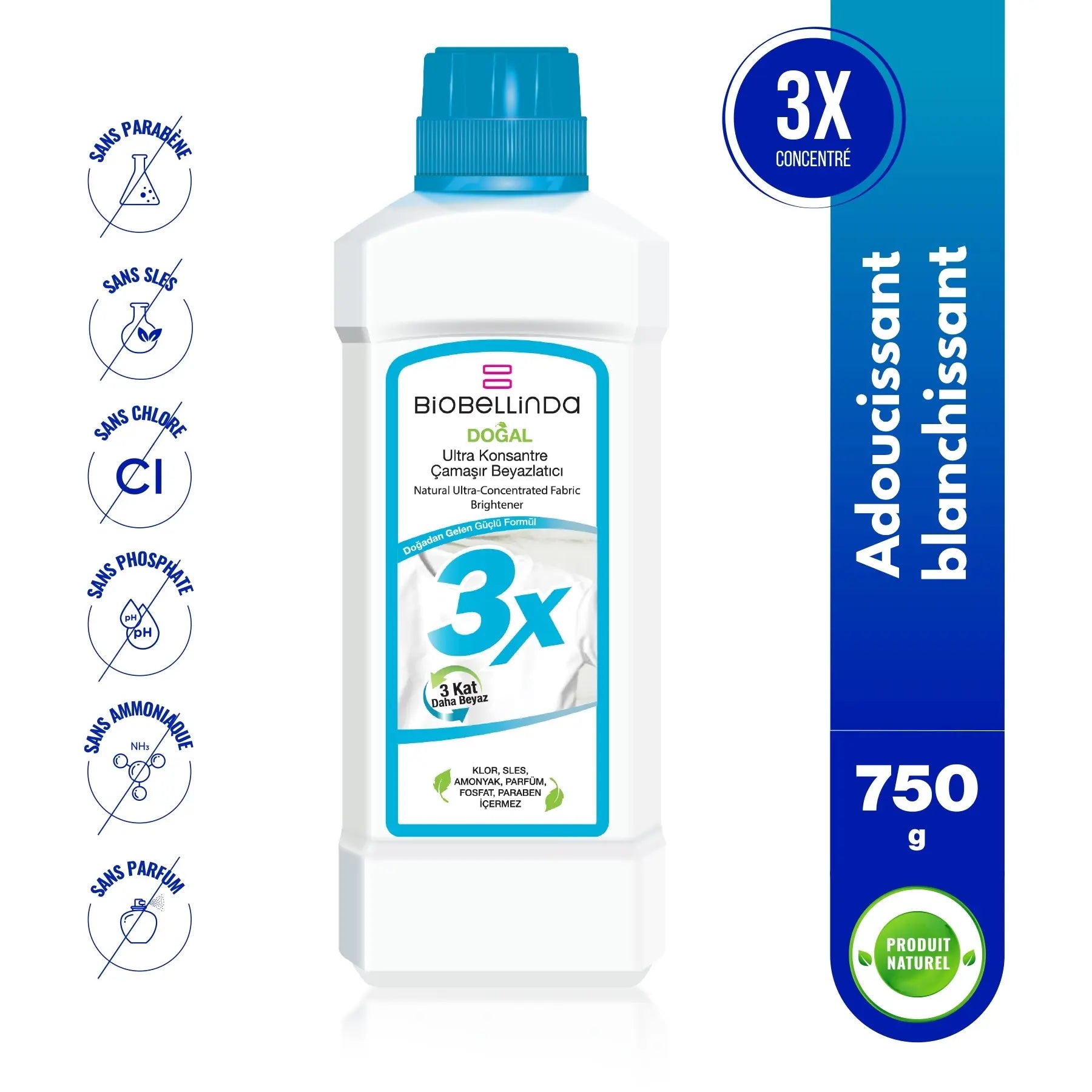 Blanchissant pour linge (Ultra concentré) – BL02