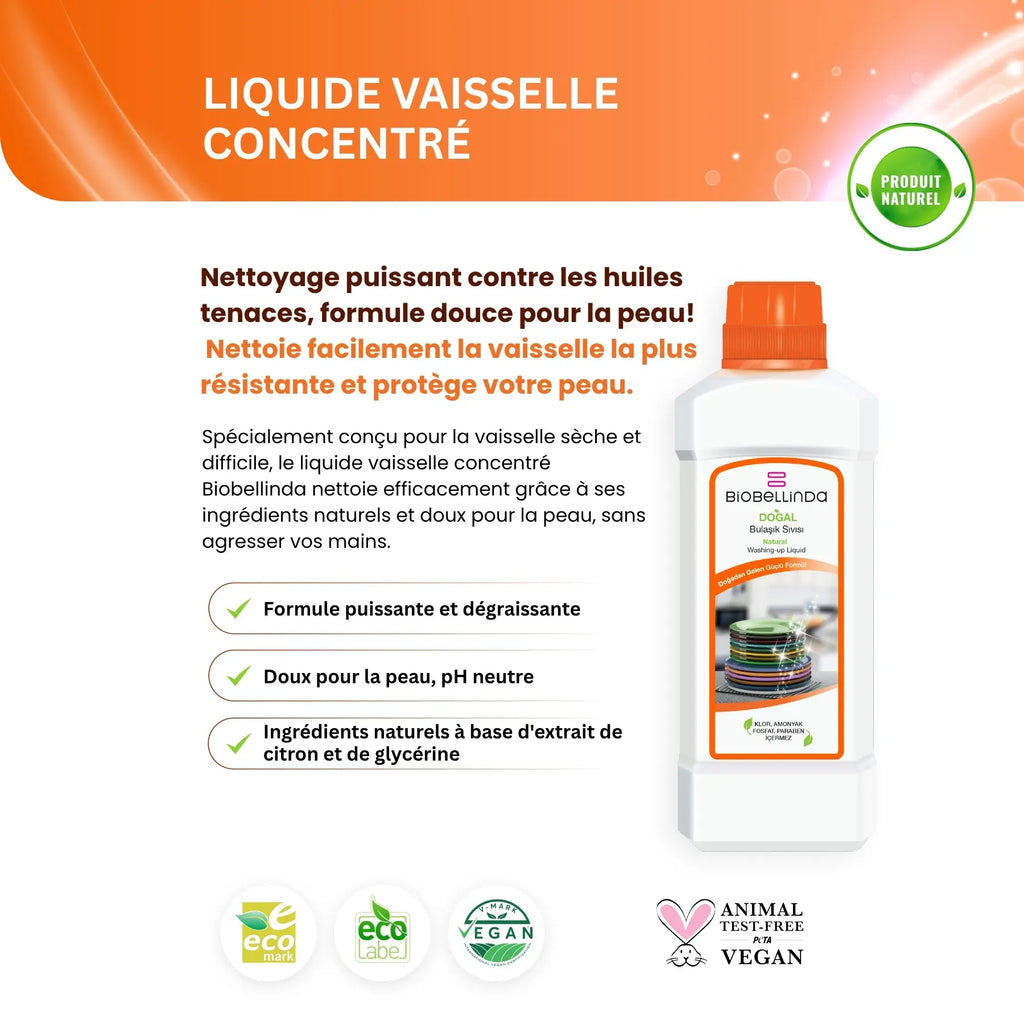 Liquide vaisselle concentré pour lavage à la main – BL03