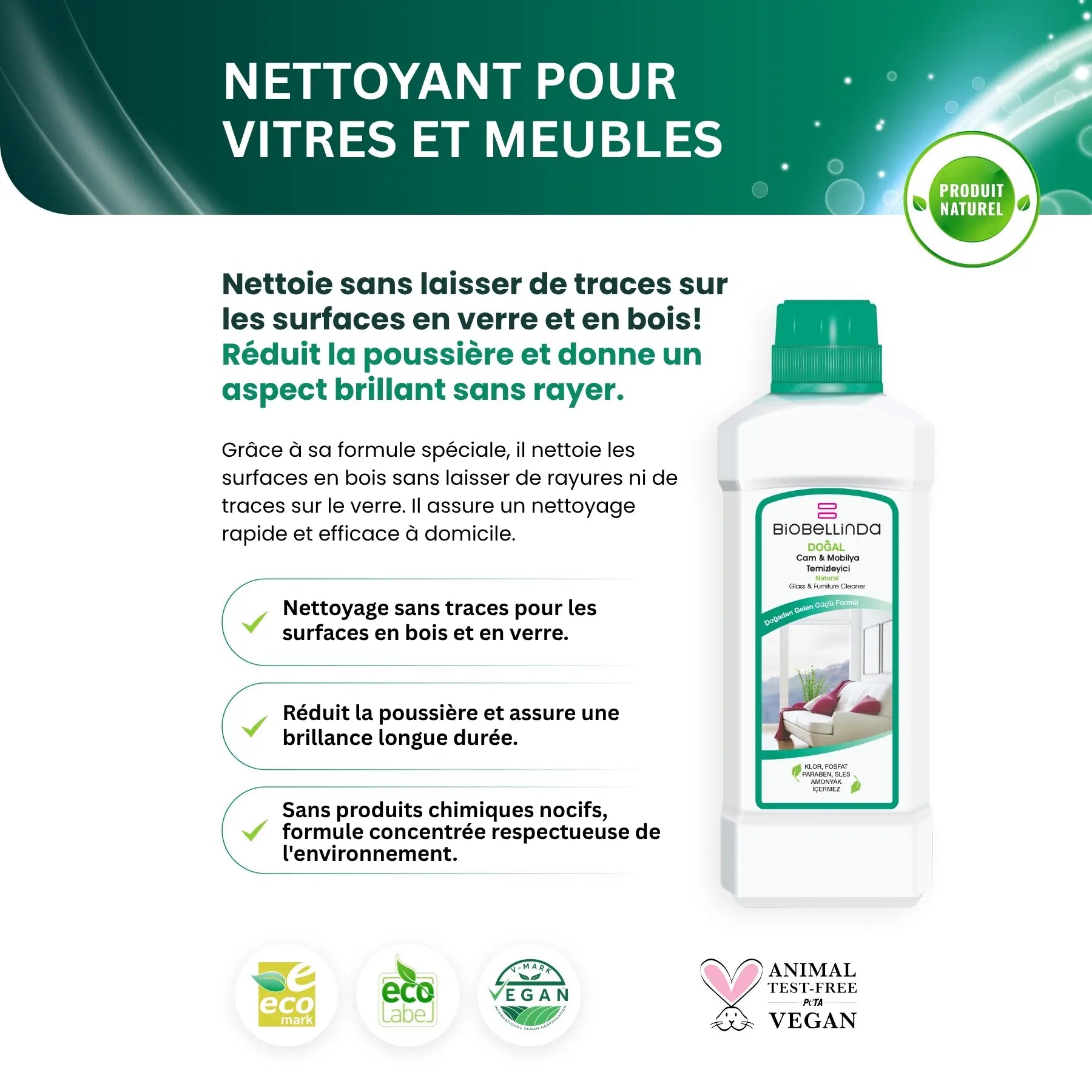 Nettoyant pour vitres et meubles – BL05