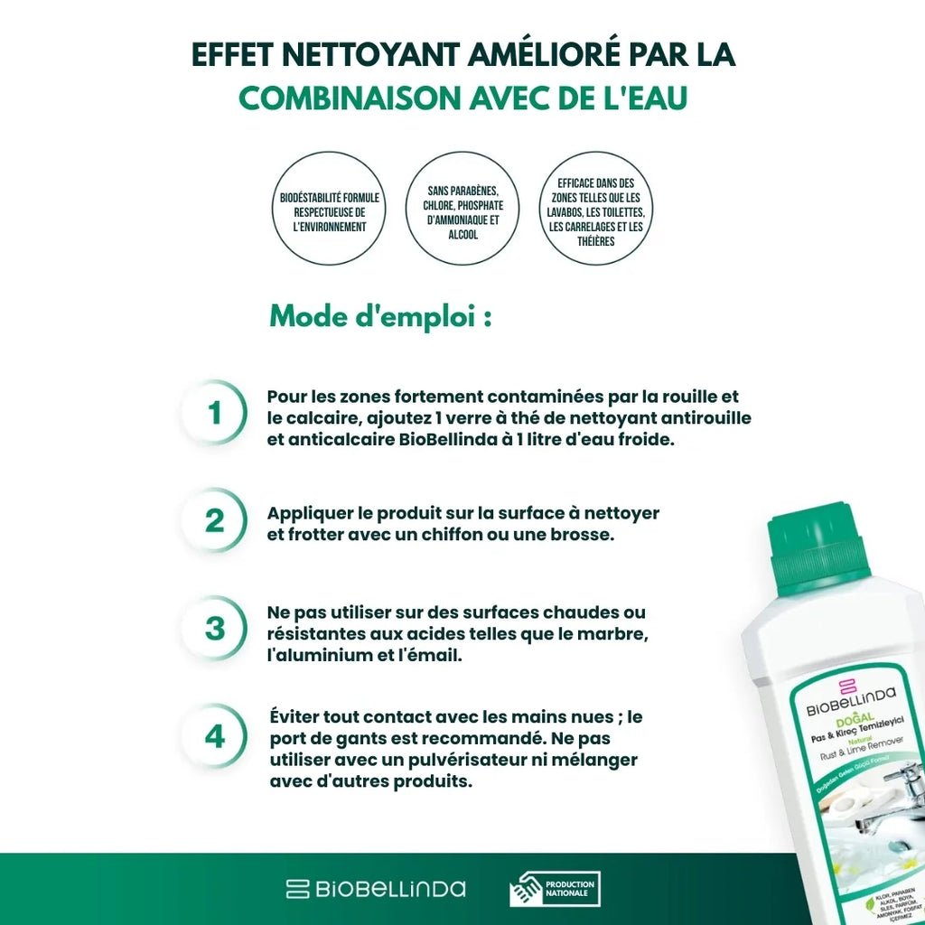 Anti-rouille et anti-calcaire – BL08