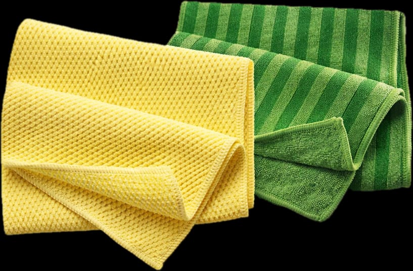 1 x Mikrofasertuch Ofen & Fett I 1 x Mikrofasertuch Rost & Kalk / WC