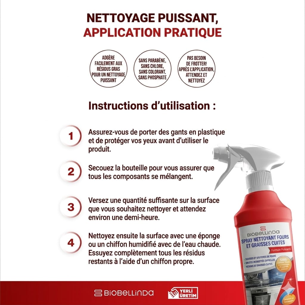 Spray nettoyant four et graisse – BL285